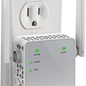 NETGEAR Wi-Fi Range Extender EX3700 - Coverage Up to 1000 Sq Ft and 15 Devices with AC750 Dual Band Wireless Signal Booster & Repeater (Up to 750Mbps Speed), and Compact Wall Plug Design