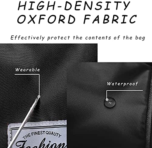 Duffle Bag, Travel Bag, Dry and Wet Separated Pocket Expandable Travel Duffel Bags, Weekender Carry On For Women, Sports Tote Gym Bag, Workout Duffel Bag, Overnight Shoulder Bag (Black) - Afbeelding 3