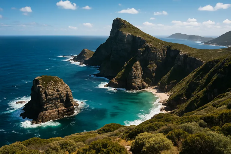 Cape point bij kaapstad: ruige kliffen, verborgen baaien en eindeloze uitzichten in zuid-afrika