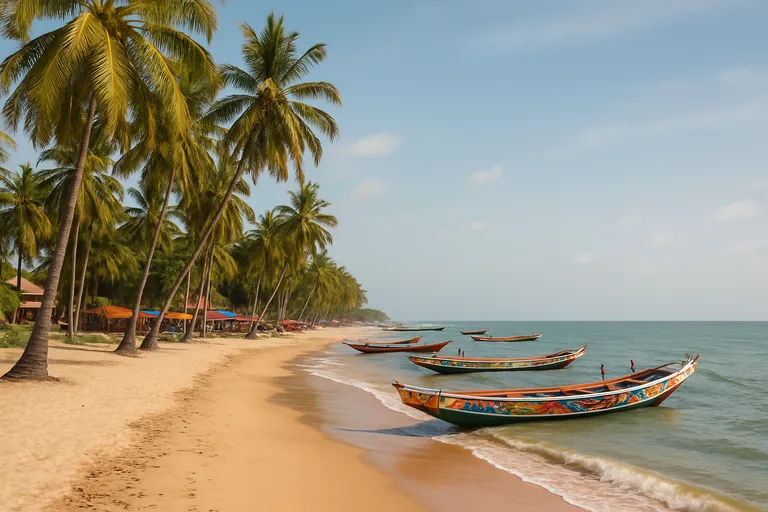 Cape point in Gambia: palmenstranden, kleurrijke markten en rustige golven