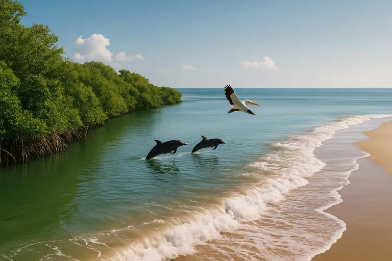 De boka bij banjul: tussen branding, mangroves en eindeloze horizon
