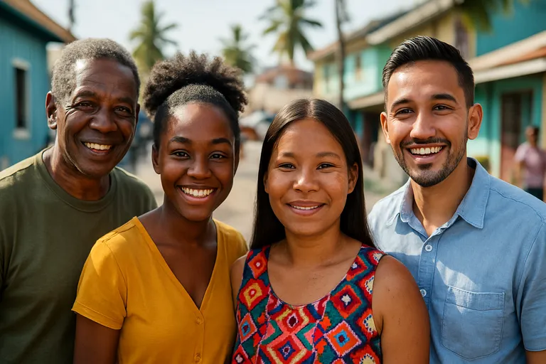 De mensen van Guyana: kleurrijke diversiteit, gastvrijheid en dagelijks leven