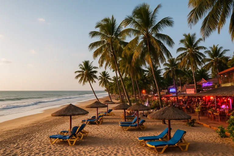 Kololi in Gambia, waar strand en nachtleven samenkomen aan de smiling coast