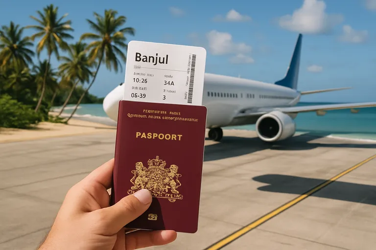 Ontdek hoe je betaalbare vliegtickets naar banjul scoort en ontspannen reist